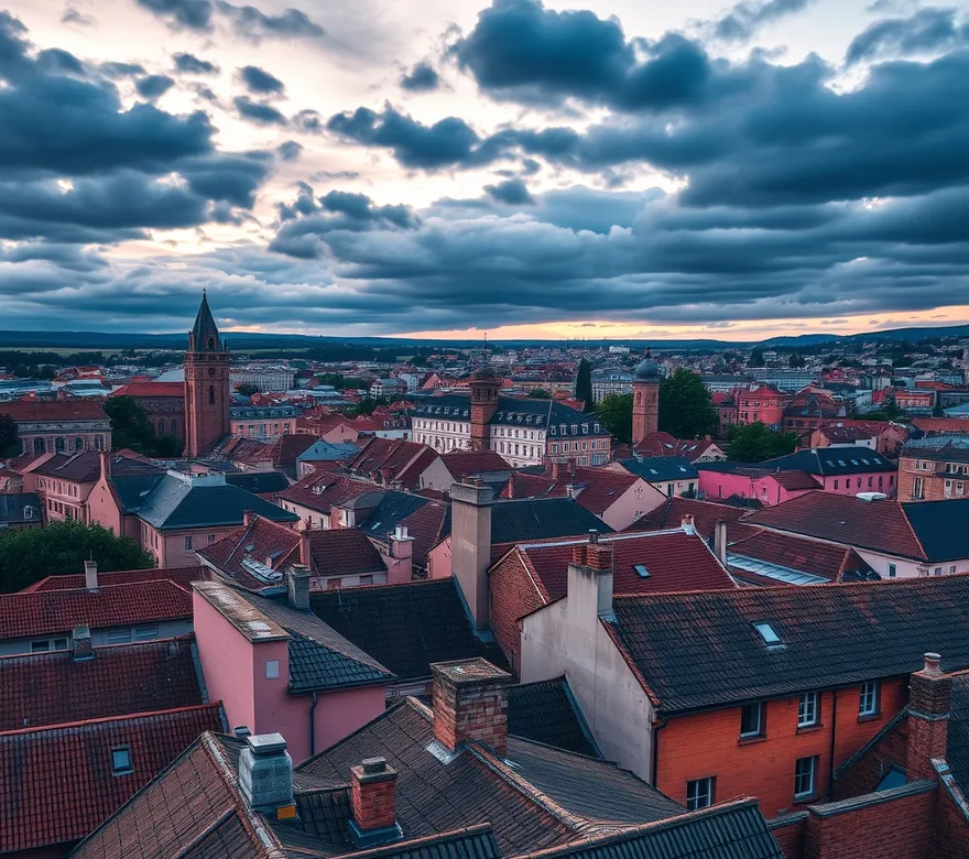 Toits de Toulouse en Haute-Garonne